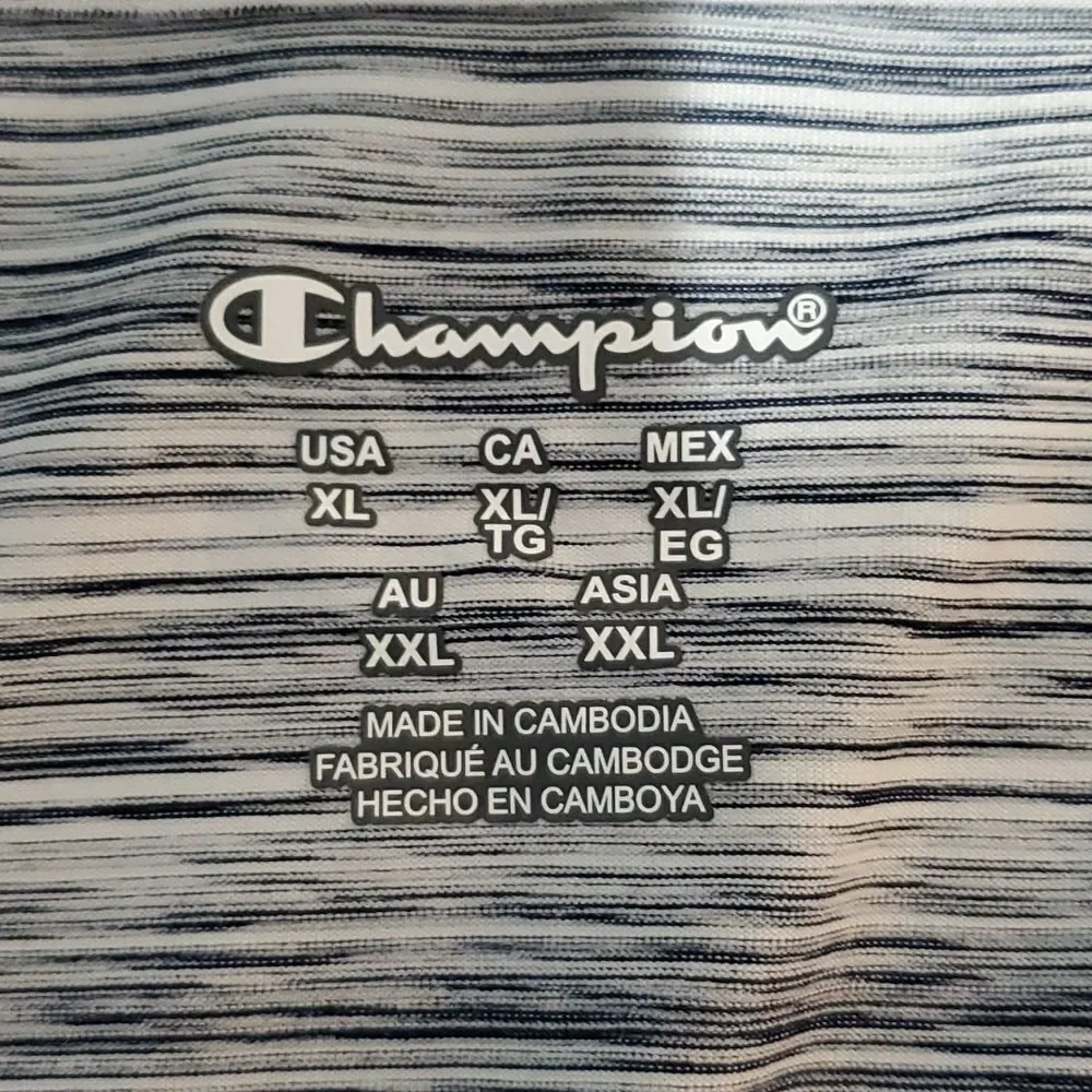 Champion silver and grey XL athletic hoodie - Picture 6 of 7